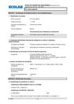 Ficha de Dados de Segurança PT Ficha de Dados de Segurança PT